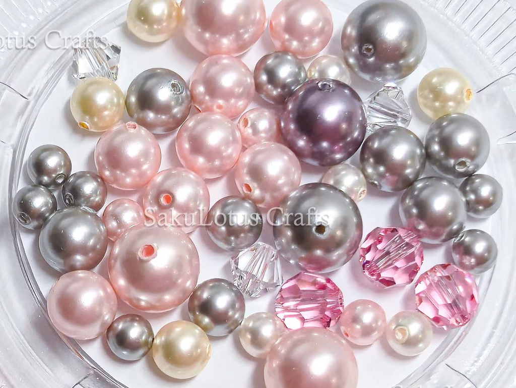 Mixed Swarovski Pearl & Crystal Bead Lots • Rare Discontinued Swarovski Pearls • Jewelry Making Beads DIY
