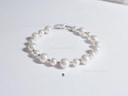 Swarovski Creamy White Pearl Crystal Bracelet • 925 Sterling Silver Vintage Handmade • 5 Styles A–E • 7"–7.5"