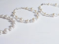 Swarovski Creamy White Pearl Crystal Bracelet • 925 Sterling Silver Vintage Handmade • 5 Styles A–E • 7"–7.5"