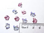 Swarovski Butterfly Crystal Beads • 8mm 5754 • Crystal AB or Rose Pink • Genuine Austria Crystal Supplies