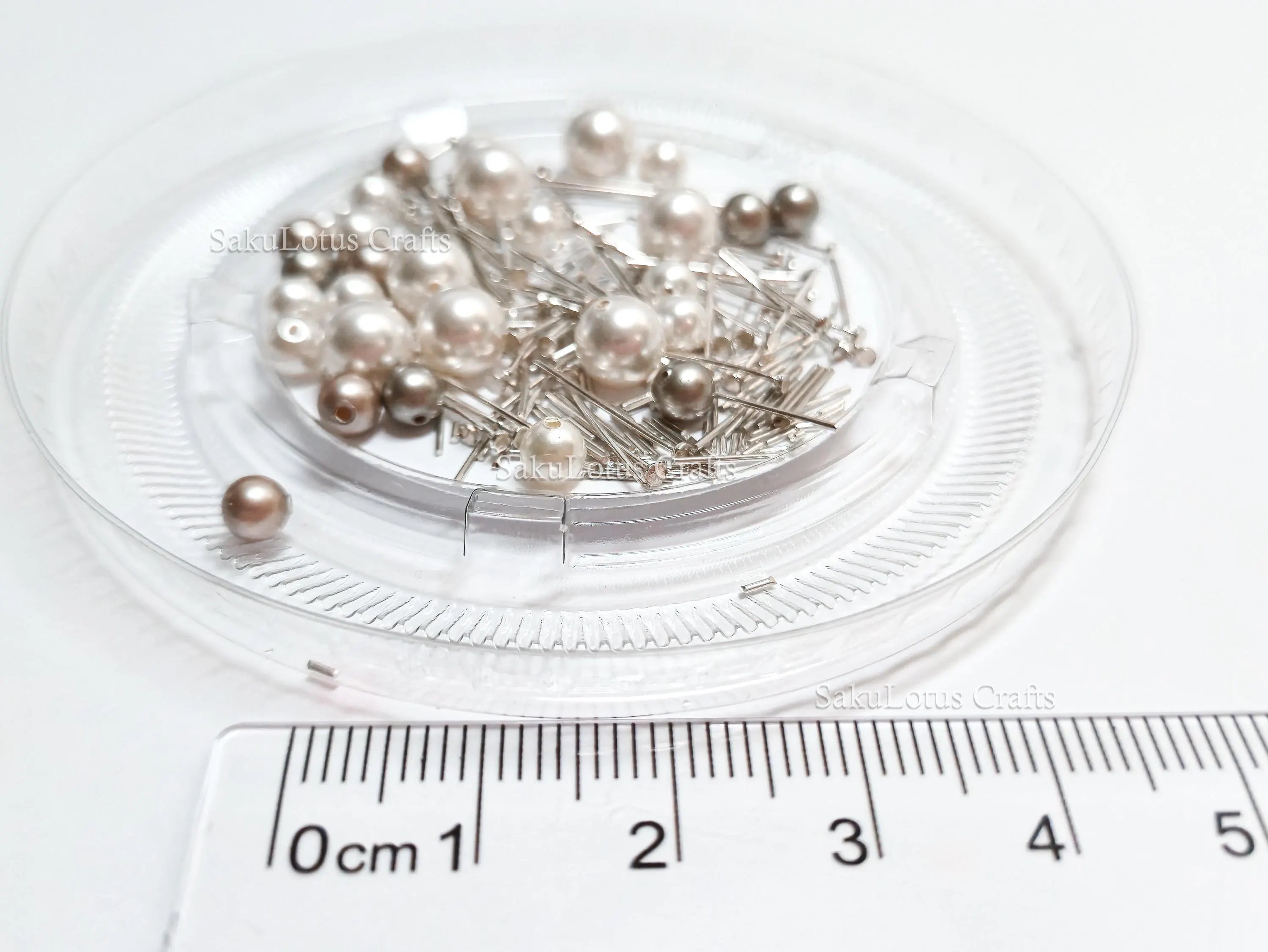 Mixed Swarovski Pearl Lot • Sterling Silver Headpins • 4–6mm Pearls • Jewelry Making Scrap Destash