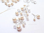 Vintage Swarovski Pearl & Crystal Handmade Connectors • Sterling Silver & Gold Filled • Jewelry Making Supplies Destash