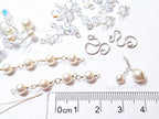 Vintage Swarovski Pearl & Crystal Handmade Connectors • Sterling Silver & Gold Filled • Jewelry Making Supplies Destash