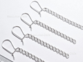Solid 925 Sterling Silver Long Chain Drop Earrings • 6cm Fish Hook Dangle • Minimal Earrings or DIY Jewelry Base